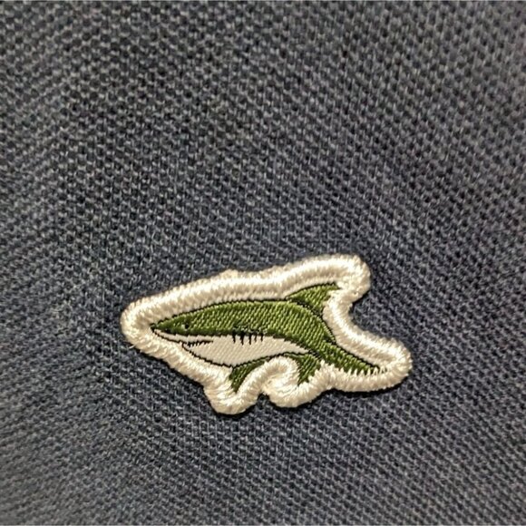 Le Shark | Hillrise Collarless Polo Shirt In True Navy - Picture 6 of 9